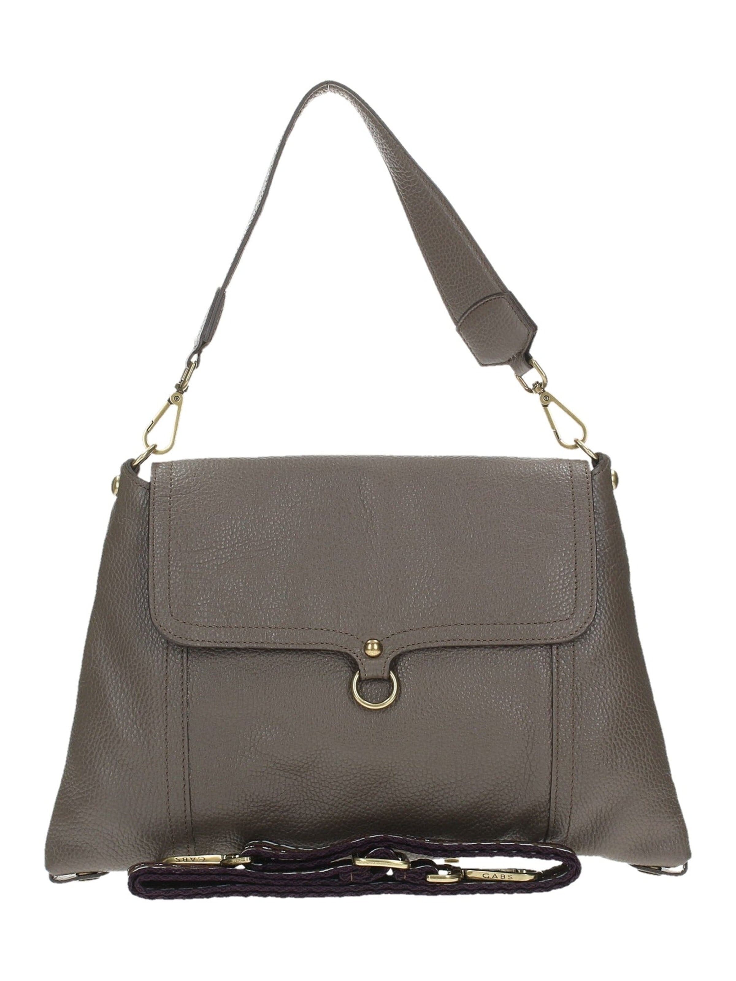 Borsa a mano di Gabs in grigio: frontale