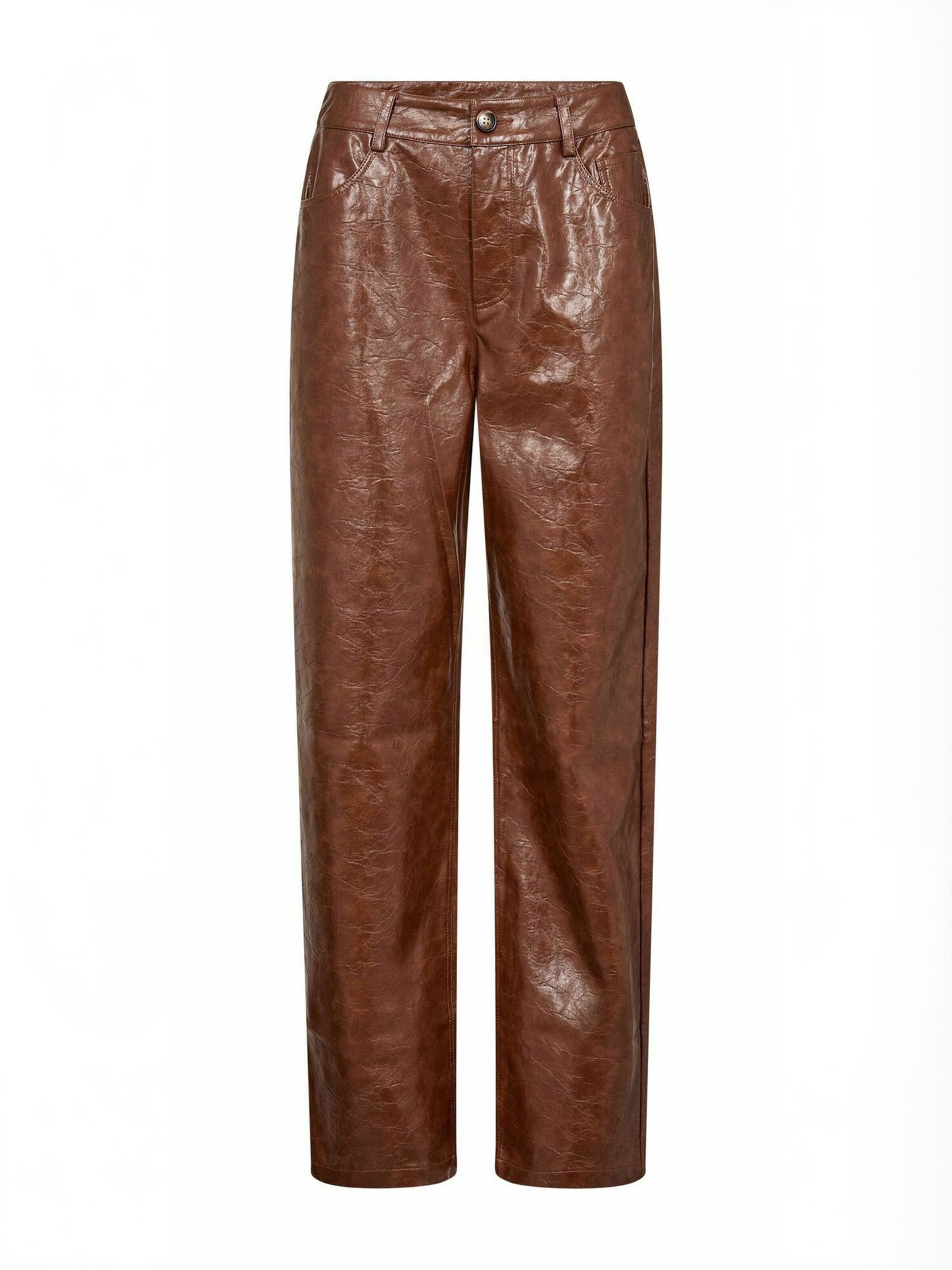 Regular Pantalon ' RichaCC ' co'couture en marron : devant