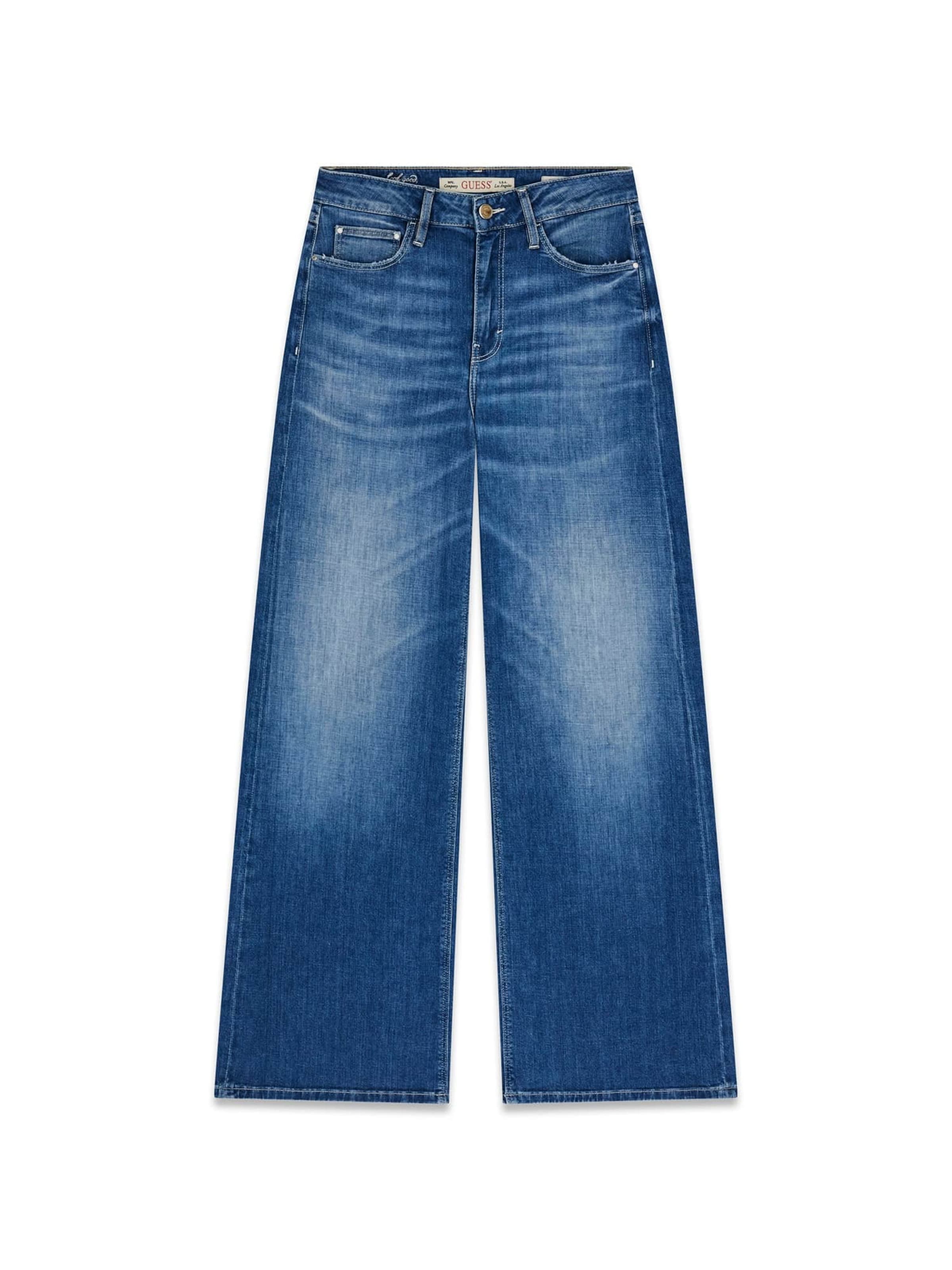 GUESS Wide Leg Jeans 'Bellflower' in Blau: Vorderseite