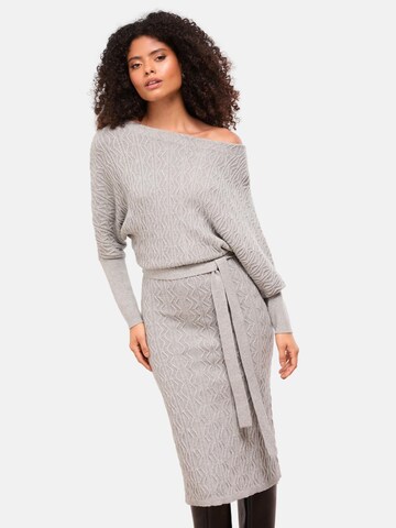 Rochie tricotat de la Lipsy pe gri: față