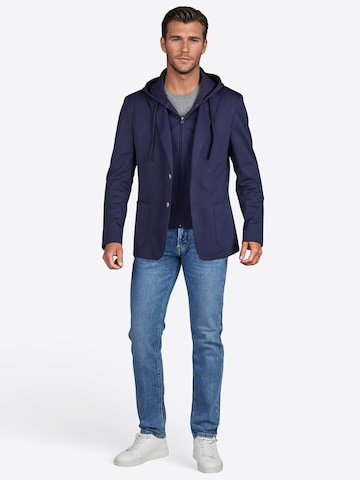 PIERRE CARDIN Regular fit Colbert 'Henri' in Blauw