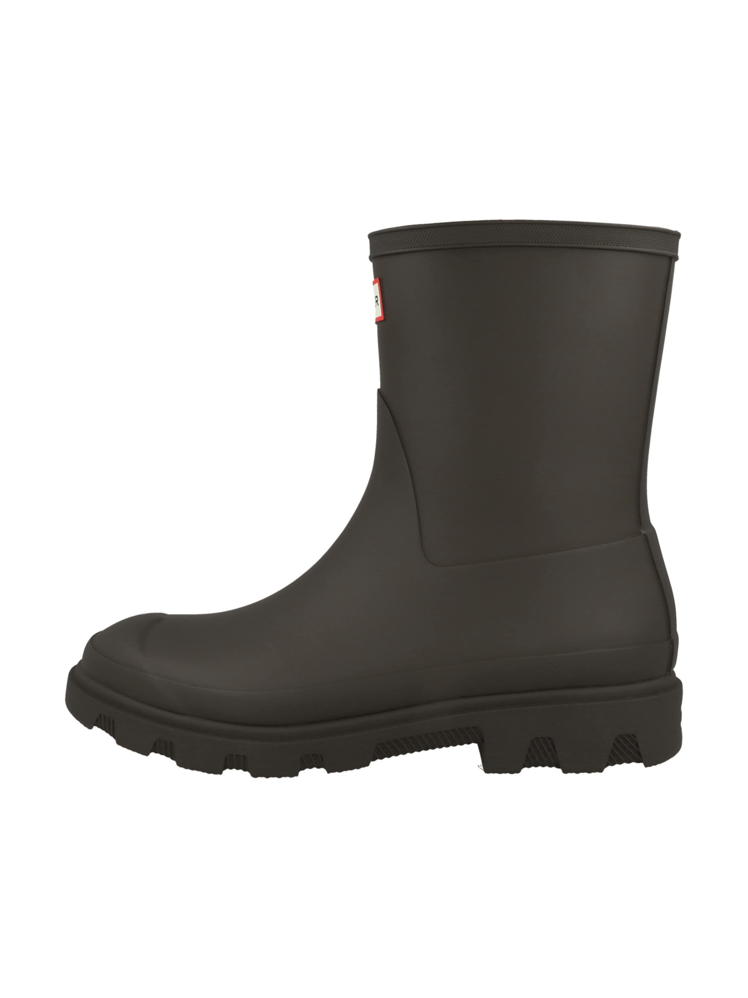 HUNTER Rubber boot in Brown: front