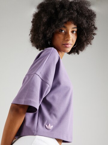 purpurinė ADIDAS ORIGINALS Marškinėliai 'Adicolor Neuclassics'