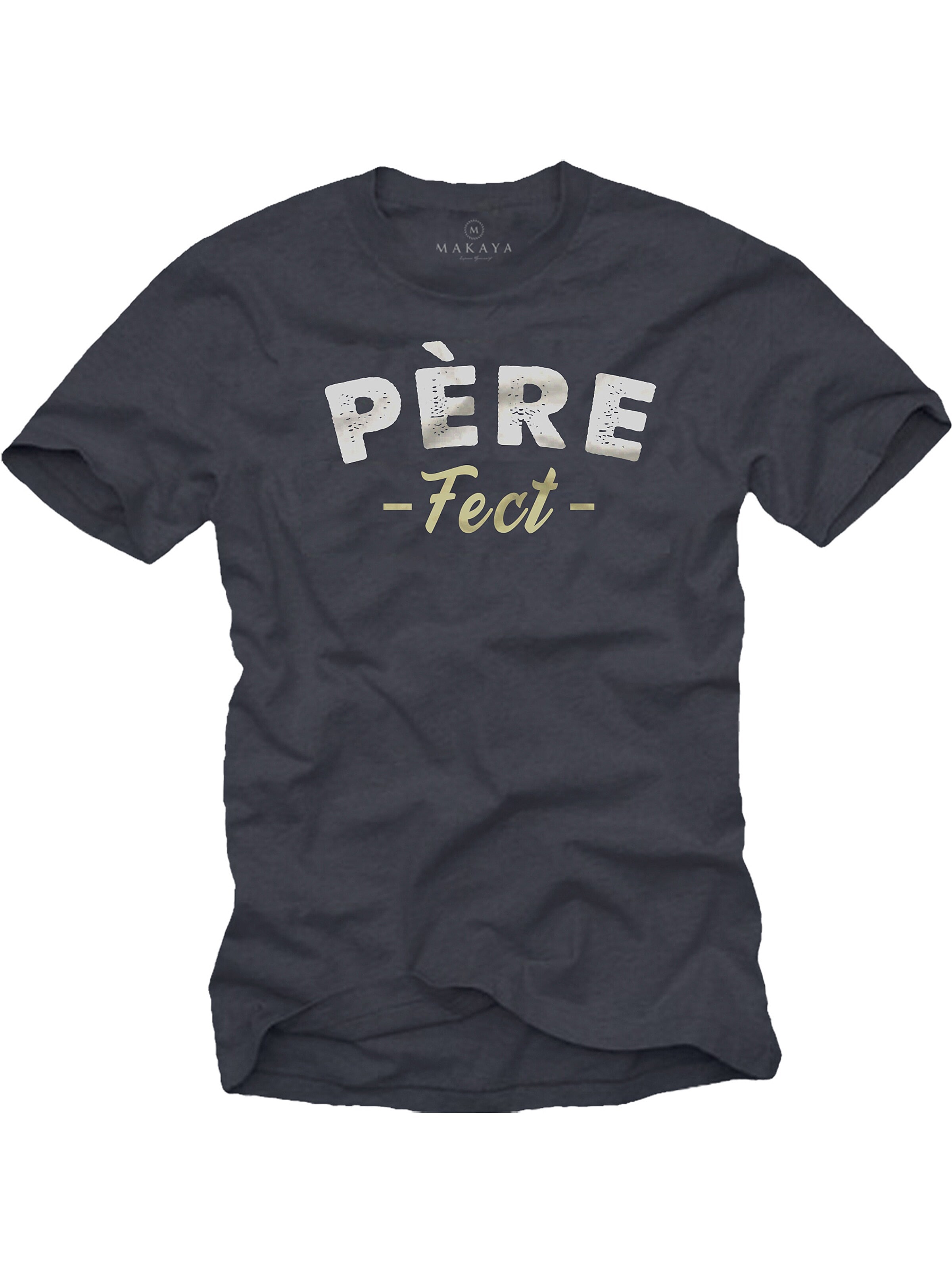 MAKAYA Shirt 'Pere Fect' in Grey: front