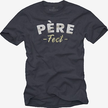 MAKAYA Shirt 'Pere Fect' in Grey: front