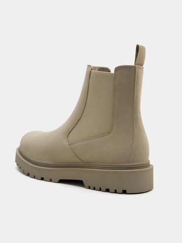 Pull&Bear Chelsea boots i beige