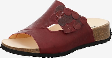THINK! Mules 'Mizzi' in Red: front