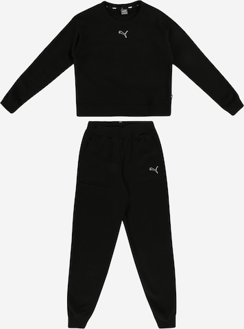 PUMA Sports Suit in Black: front