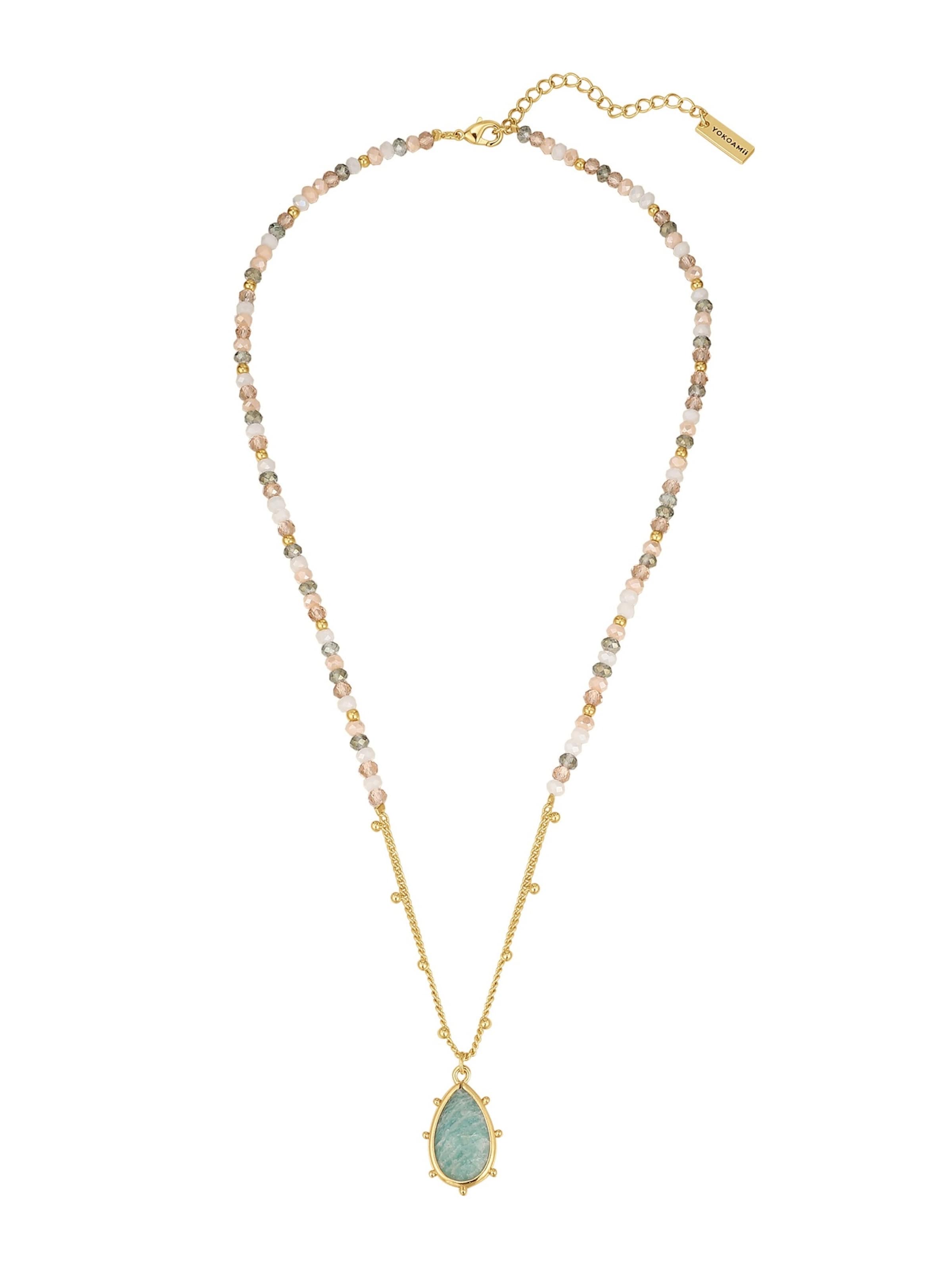 Collana di Yokoamii in oro: frontale