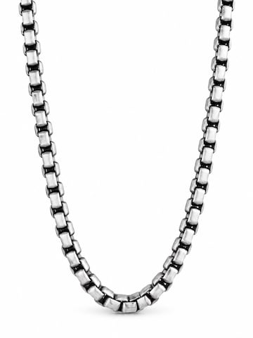 REYTEL Ketting 'QUADRA— Box chain' in Zilver: voorkant