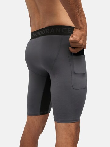 DANISH ENDURANCE Skinny Sportsbukser 'Compression Shorts' i blandingsfarvet