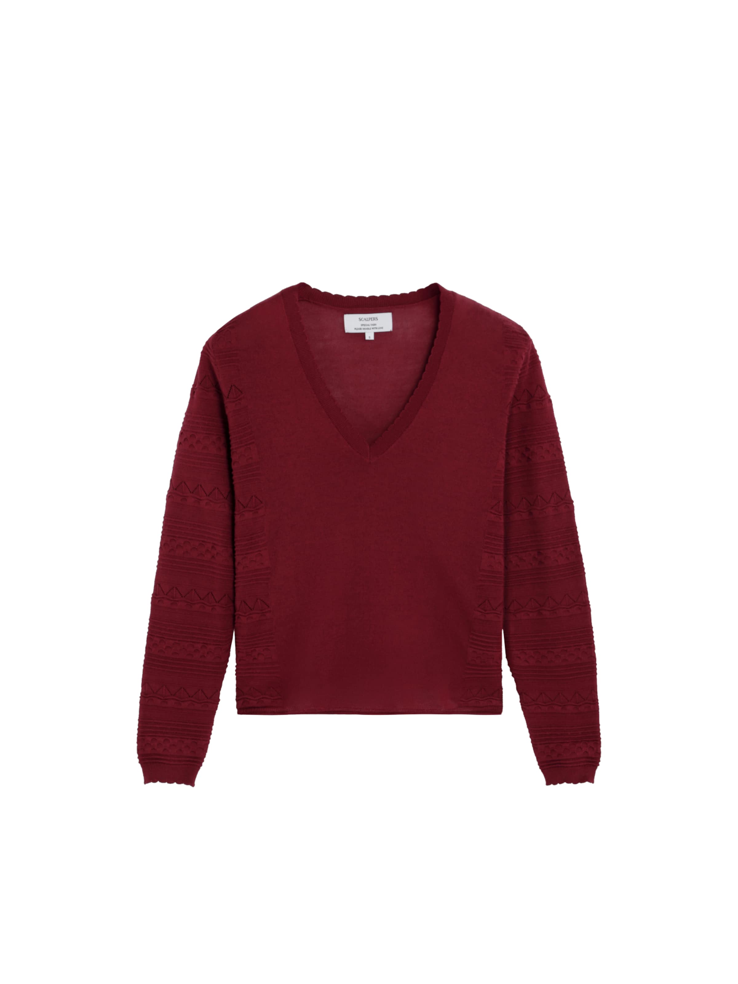 Scalpers Kampsun ' ', värv punane: eest vaates