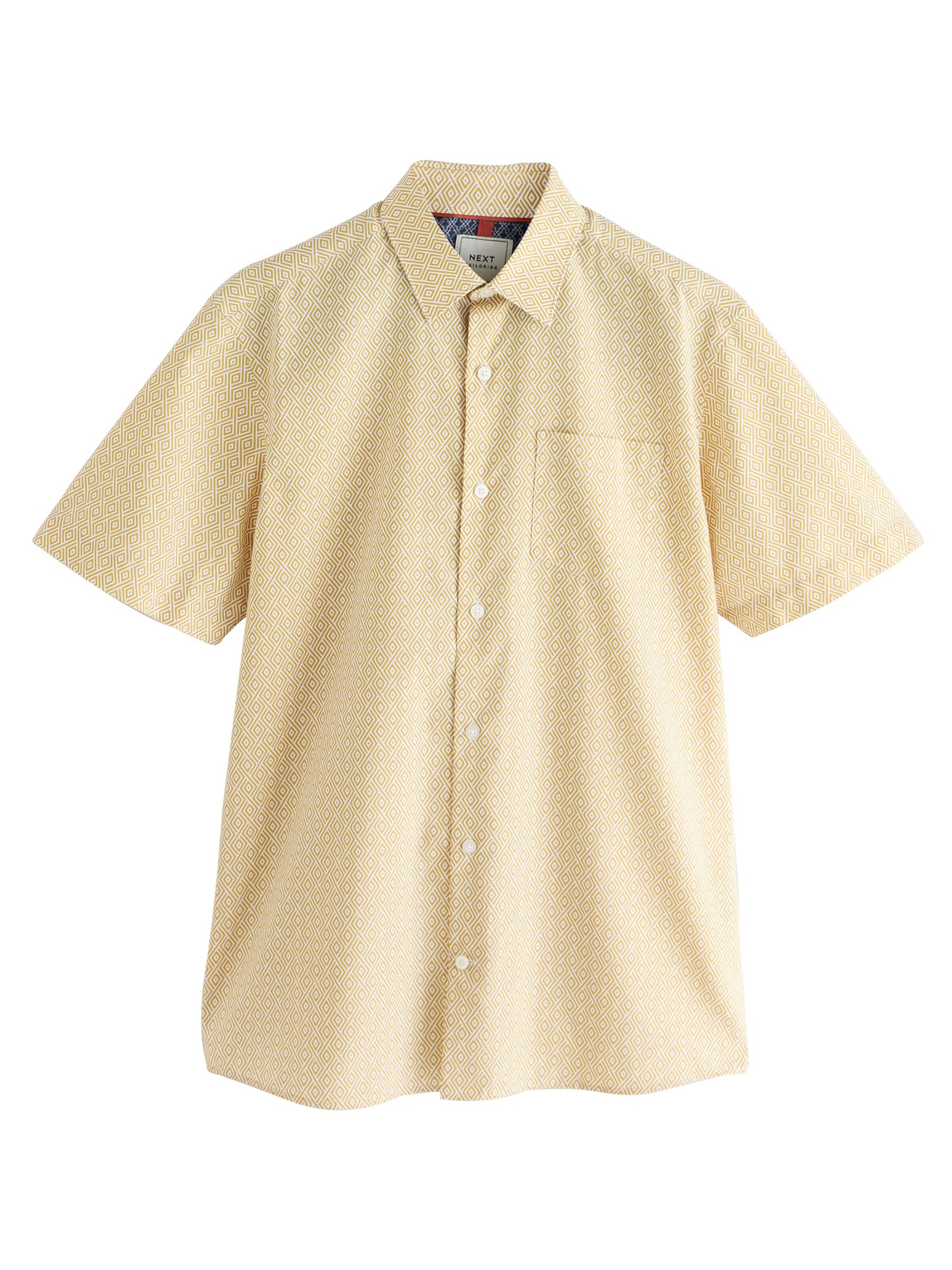 Next Rovný strih Košeľa - Žltá: predná strana