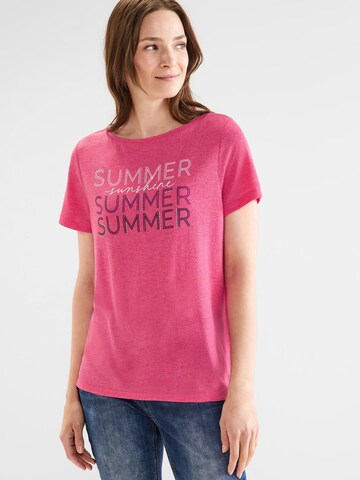 STREET ONE Shirt in Pink: front