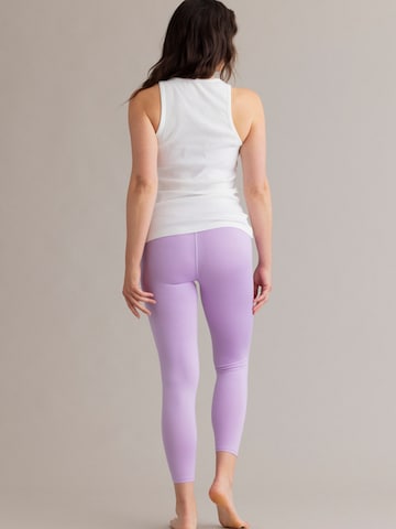 Hey Honey - Skinny Leggings 'Cropped' en lila