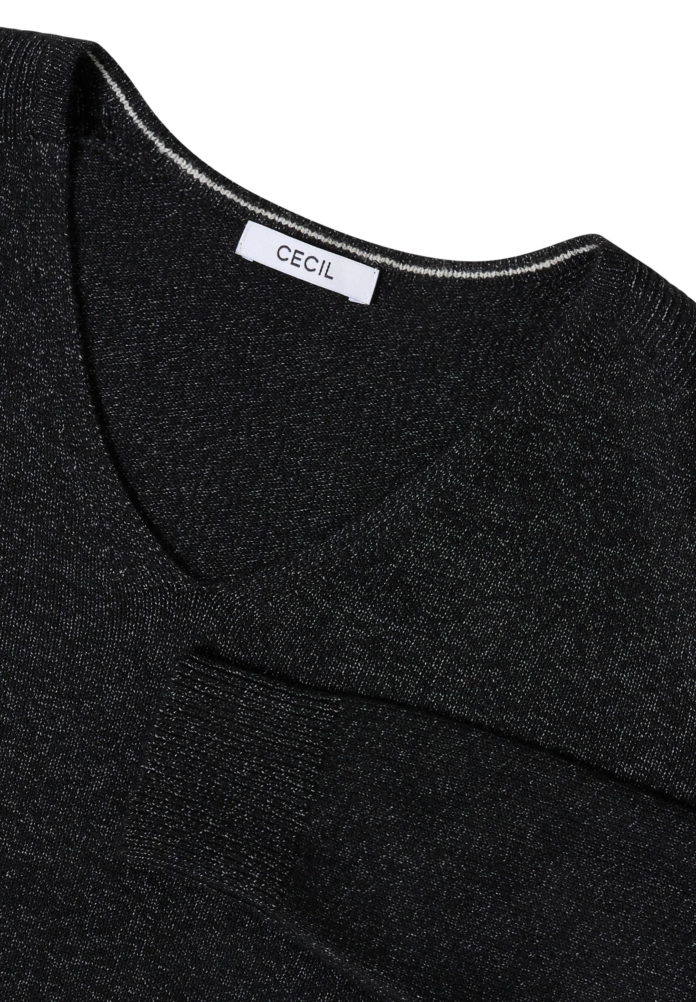 CECIL Pullover in Schwarz