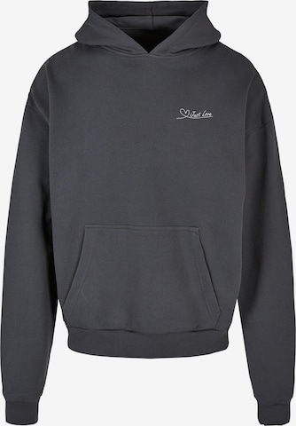 Merchcode Sweatshirt 'Just Love' in Grey: front