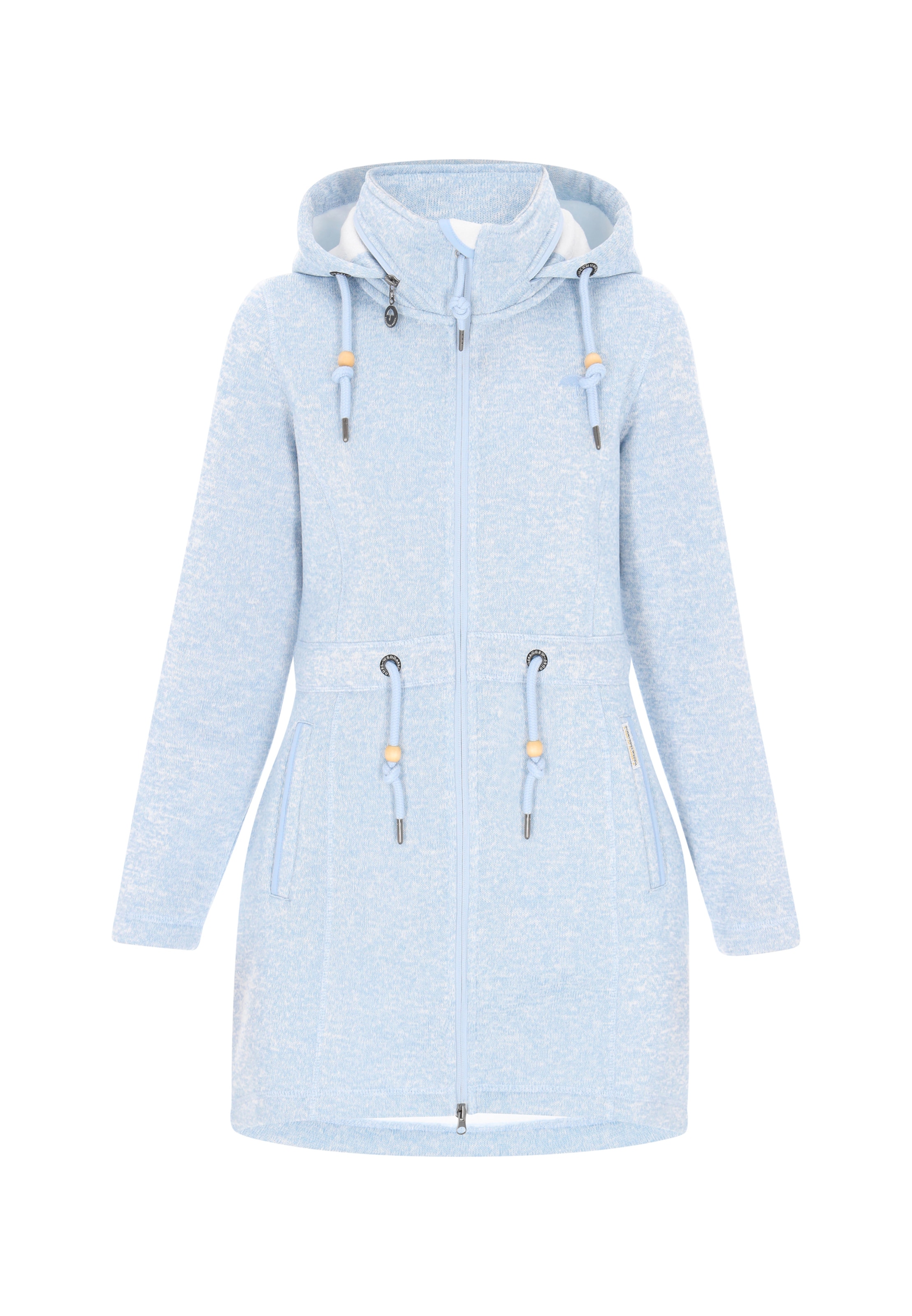 Schmuddelwedda Flisová bunda - Modrá: predná strana