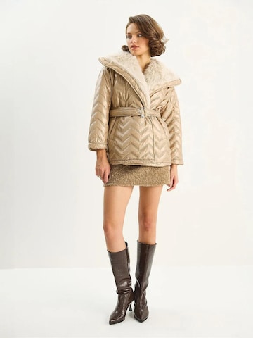 Bianco Lucci - Sobretudo de inverno 'Puffer- und Daunenmäntel' em bege