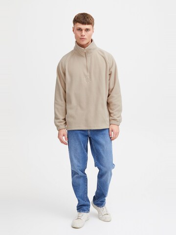 !Solid Sweater ' IBRAHIM ' in Beige