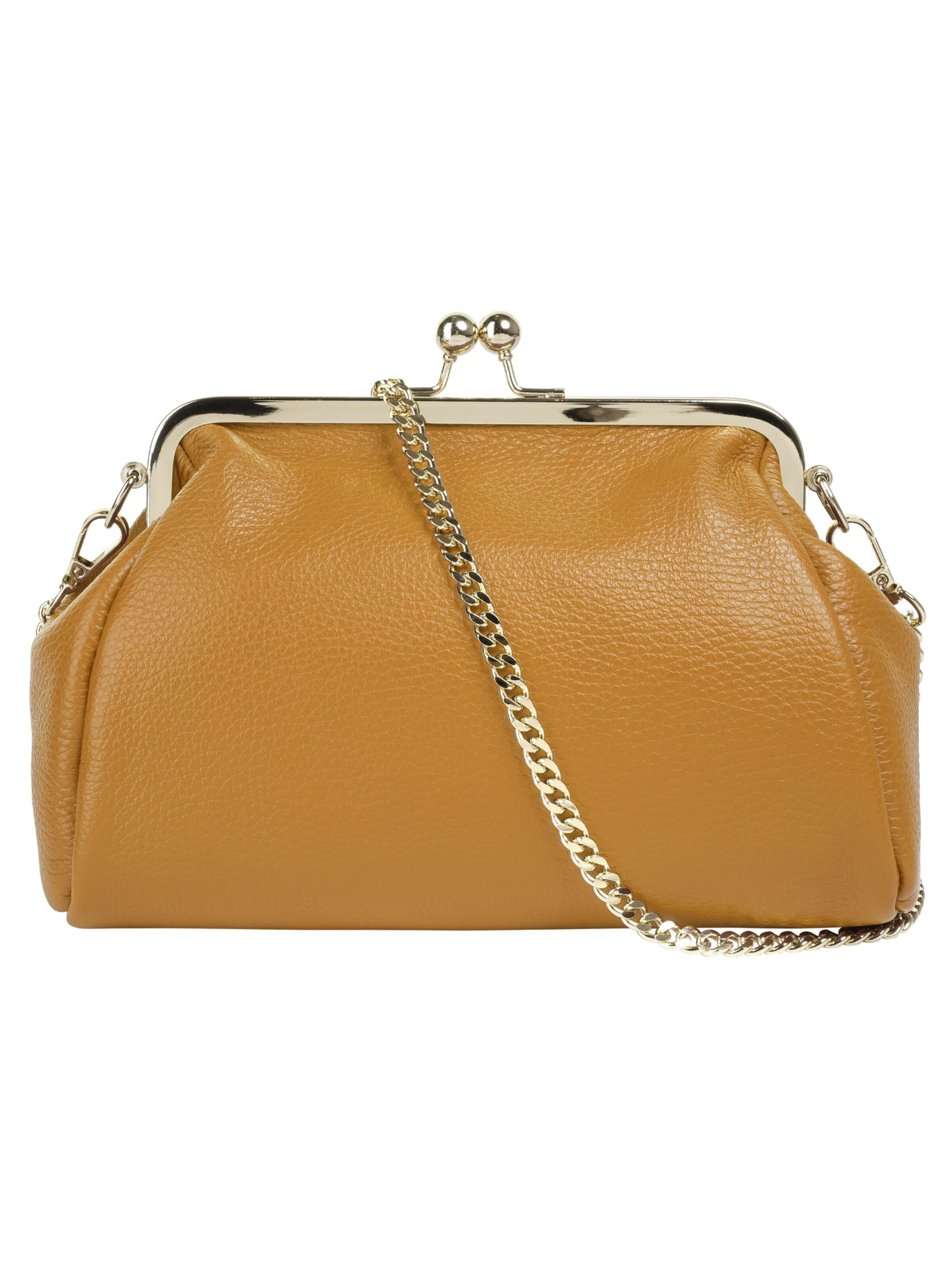 Cluty Clutch‌‌‌‌‌ in Gelb: Vorderseite