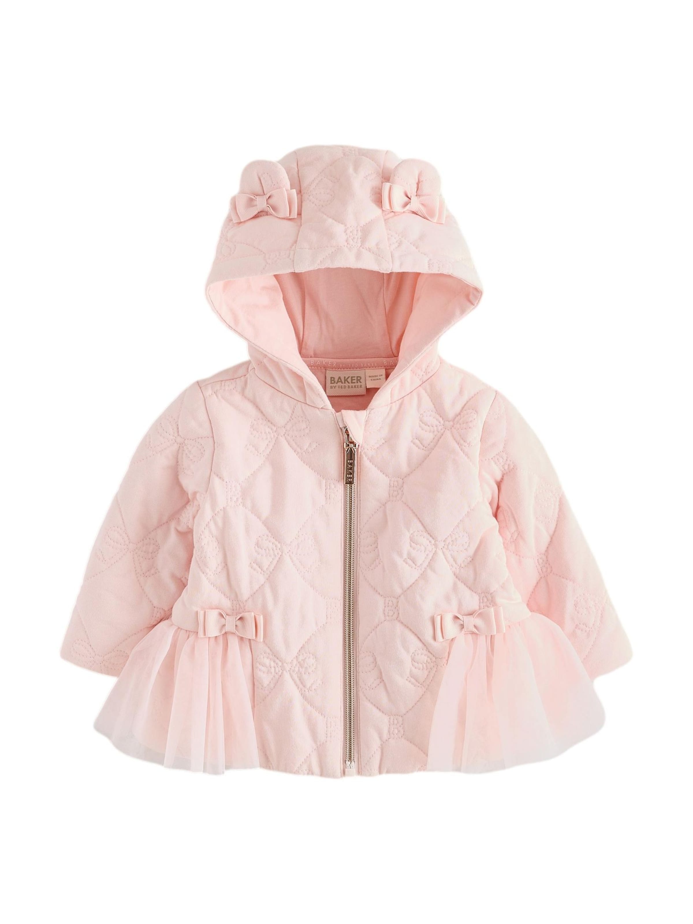 Geacă de primăvară-toamnă de la Baker by Ted Baker pe roz: față