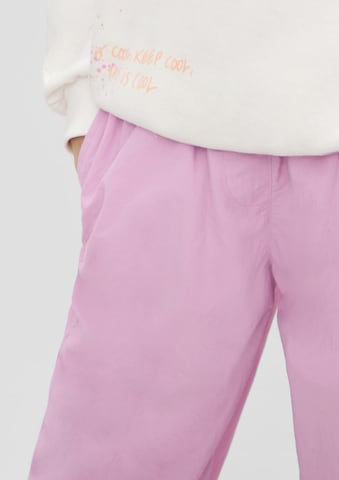 s.Oliver - Tapered Pantalón en rosa