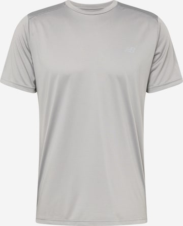 new balance - Camisa funcionais 'Essentials' em cinzento: frente