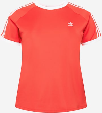 ADIDAS ORIGINALS Shirts 'Adicolor Classics  3-Stripes ' i rød: forside