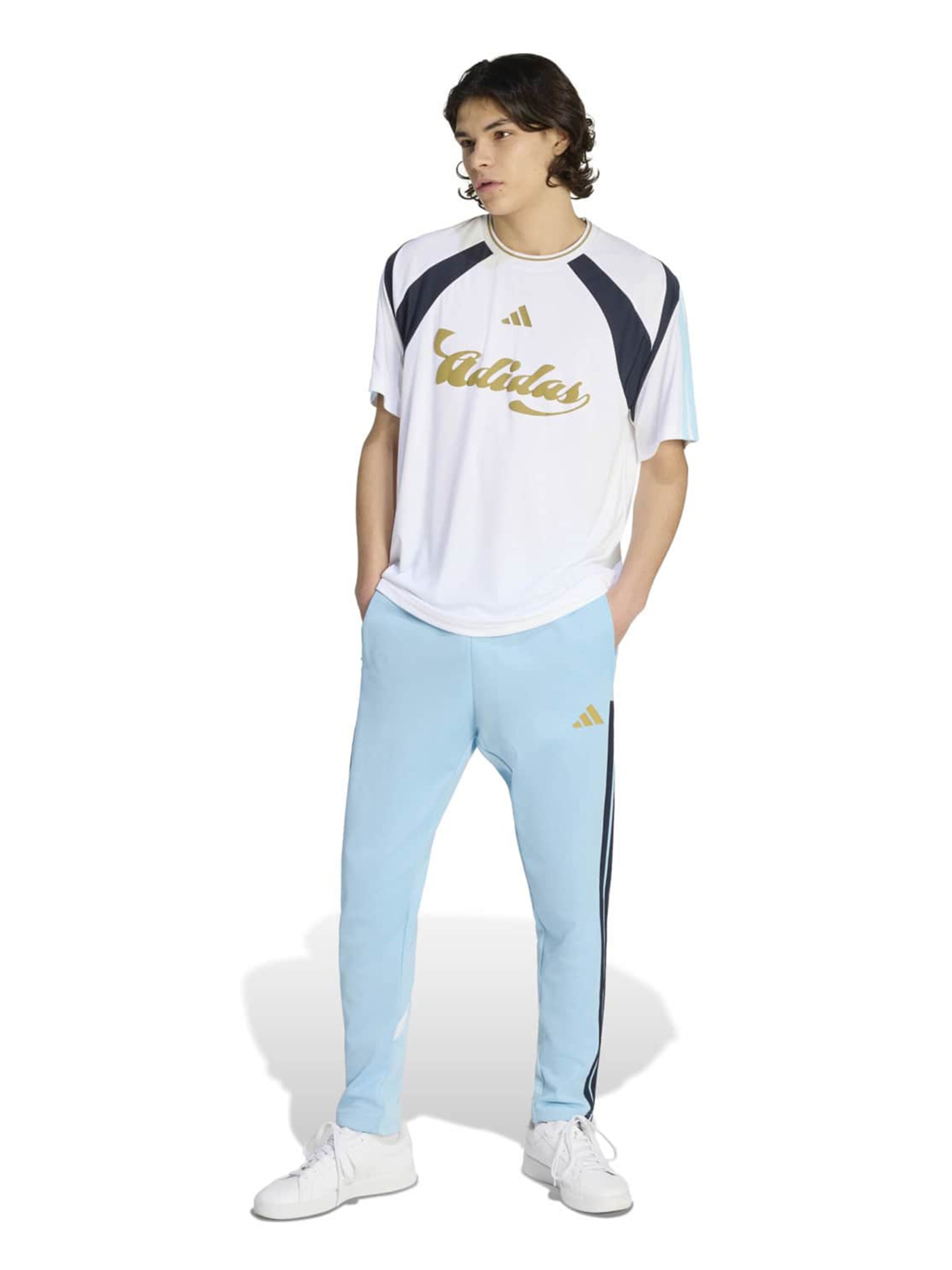 Regular Pantalon de sport 'TIRO' ADIDAS SPORTSWEAR en bleu