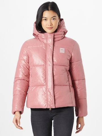 EA7 Emporio Armani Tussenjas in Roze: voorkant