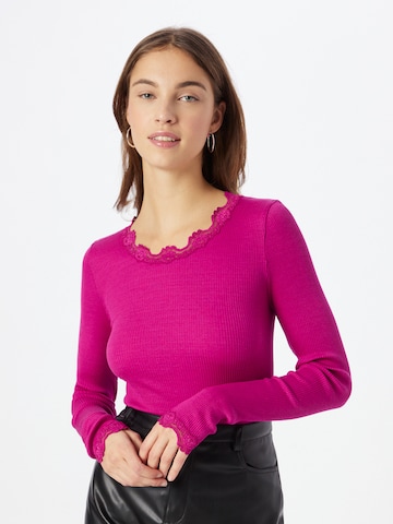 rosemunde Shirt in Roze: voorkant