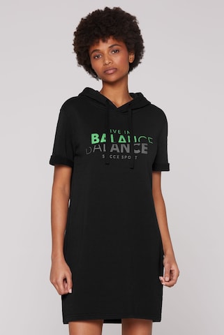 Soccx Summer Dress in Black: front