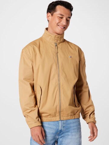 Tommy Jeans Between-Season Jacket 'MODERN HARRINGTON' in Beige: front