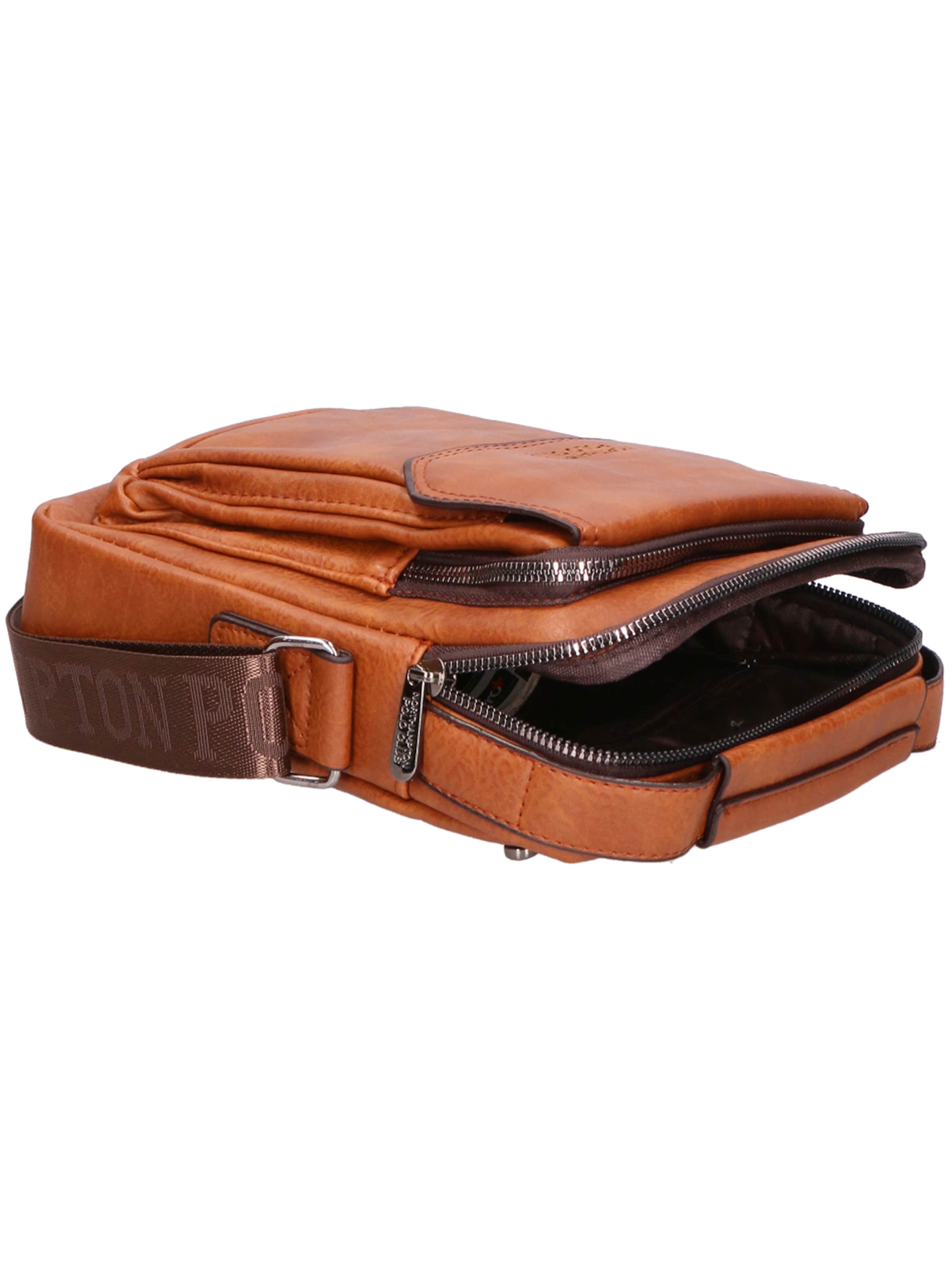 Borsa a tracolla di Northampton Polo Club in marrone