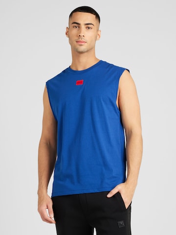 HUGO Red T-shirt 'Dankto 241' i blå: framsida