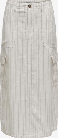 balta ONLY Sijonas 'ONLMALFY-CARO': priekis