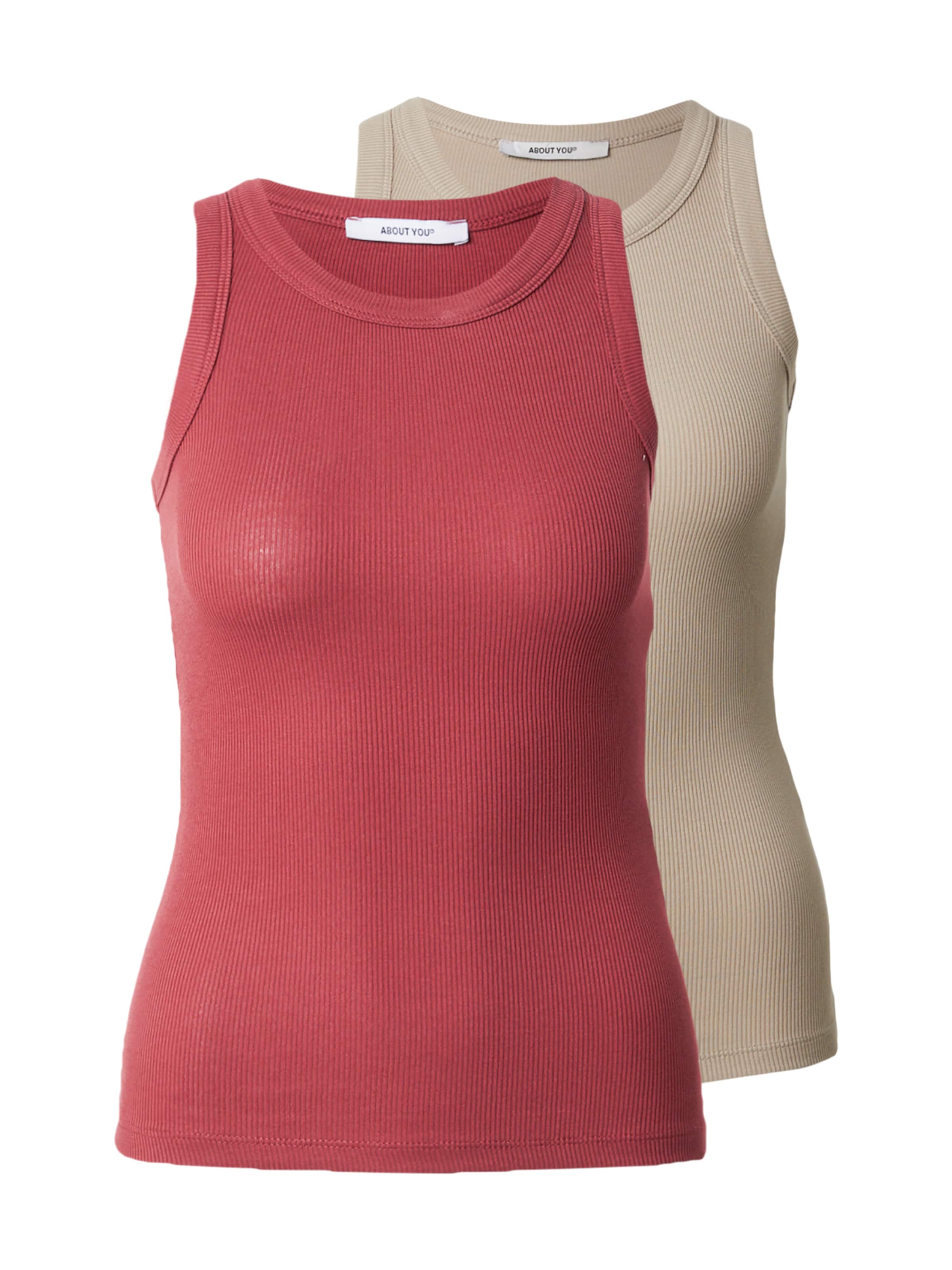 Haut 'Lola' ABOUT YOU en beige : devant