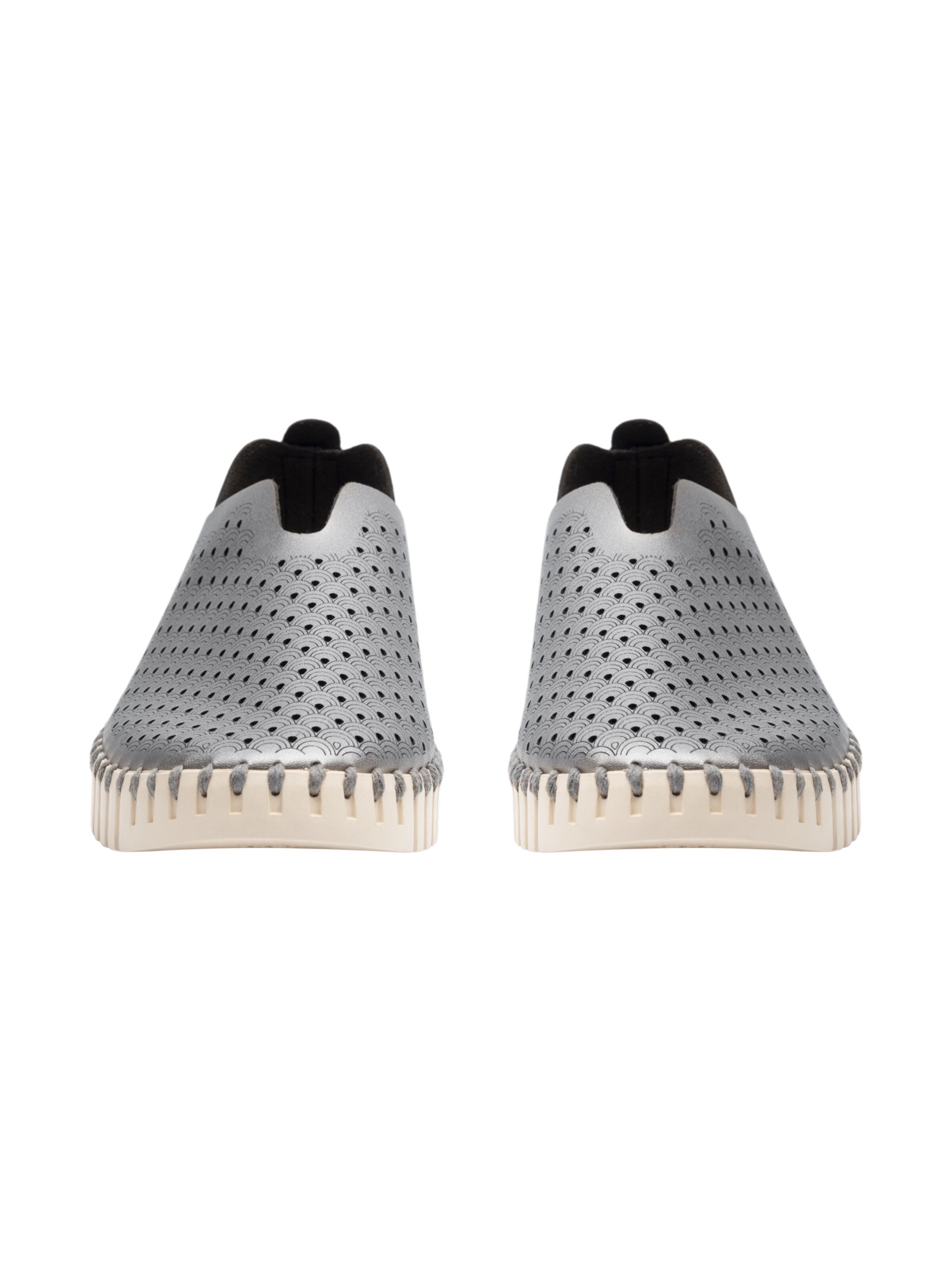 ILSE JACOBSEN Slipper 'Tulip' in Silber