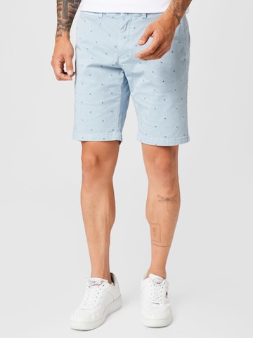 REDPOINT Slimfit Chinohose in Blau: predná strana