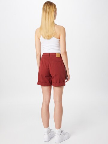 Loosefit Pantaloni con pieghe 'Taggie' di BOSS in rosso