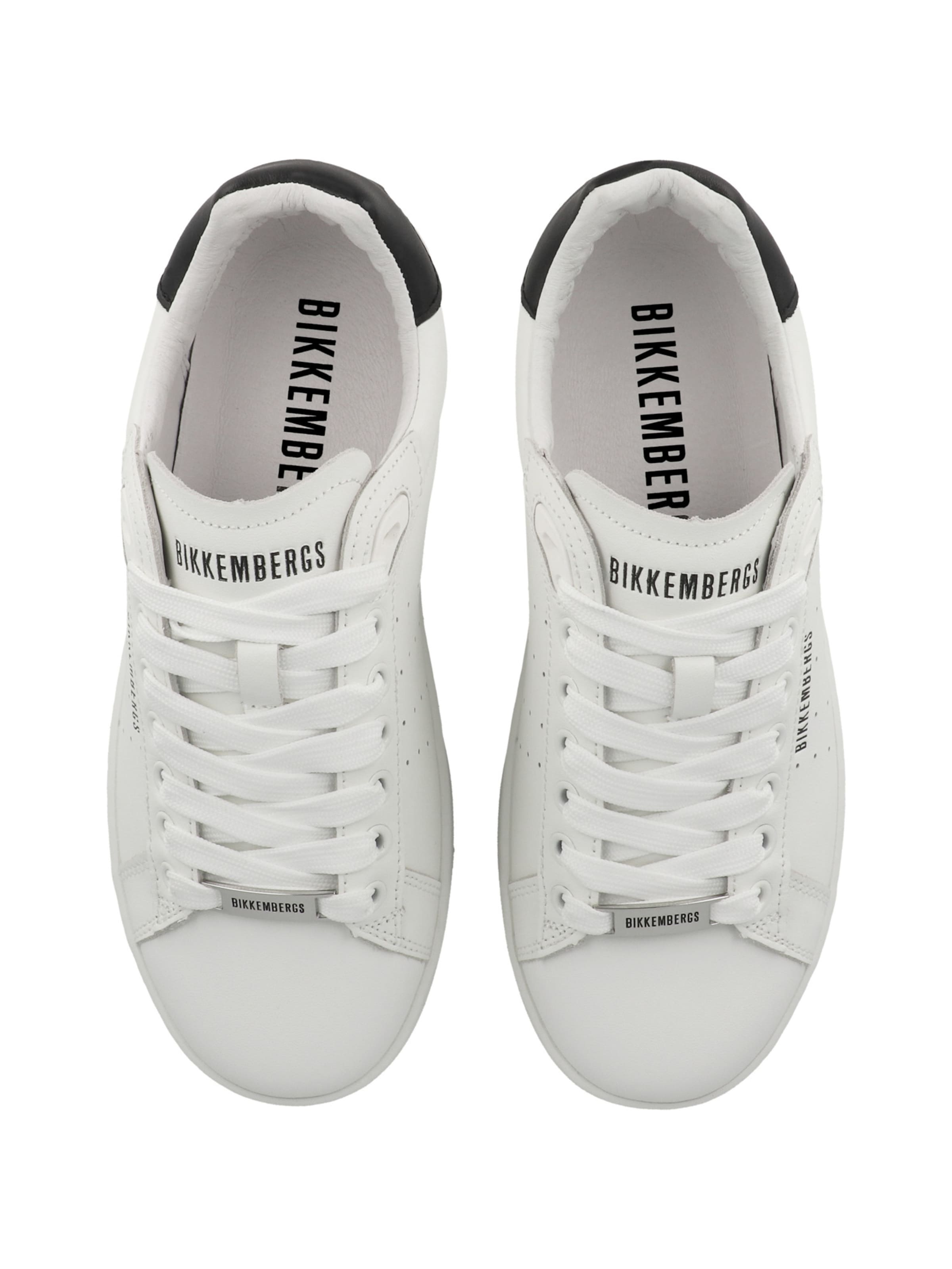 BIKKEMBERGS Platform trainers 'Recoba' in White