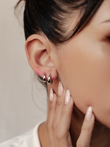 Boucles d'oreilles 'Dome' Hey Happiness en argent