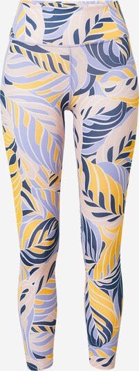 NIKE Sporta bikses 'One' debeszils / tumši dzeltens / balts, Preces skats