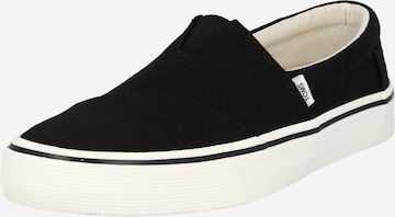 TOMS Спортни обувки Slip On 'ALPARGATA' в черно: отпред