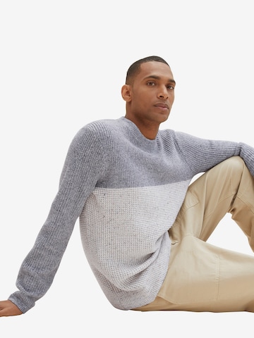 TOM TAILOR Sweater in Grey