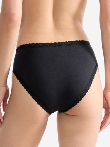 SLOGGI Slip '24/7 Cotton Lace' in Black