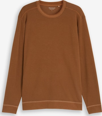 T-Shirt TOM TAILOR en marron : devant