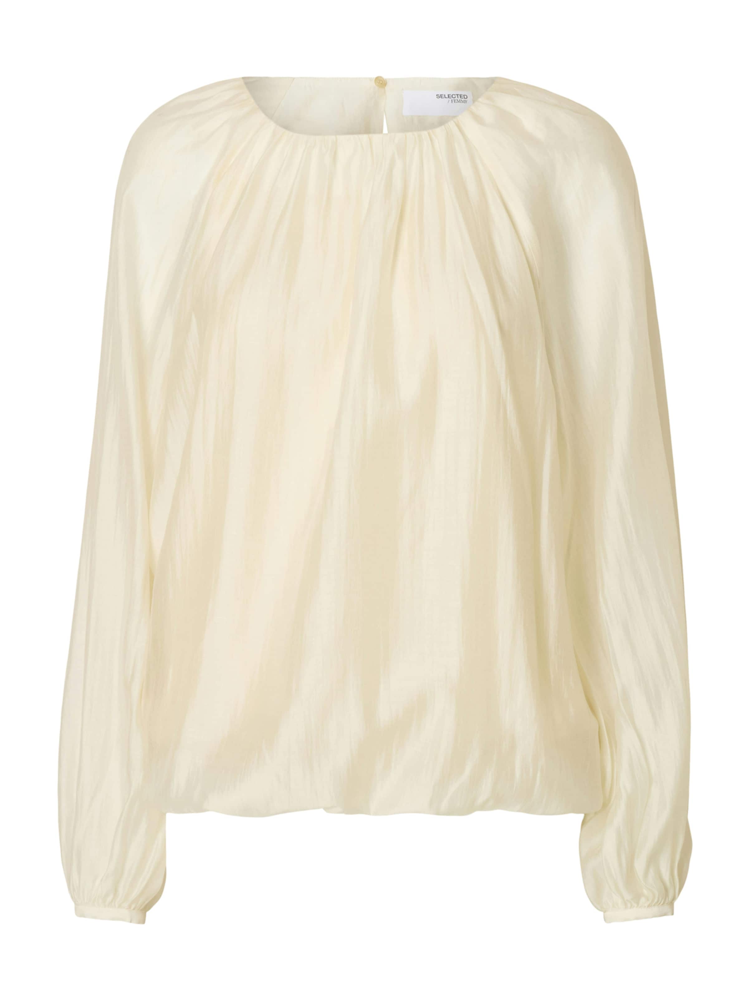 SELECTED - Blusa 'SLFIRIS' em bege: frente