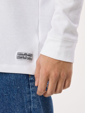 Denim Factory Shirt in Wit